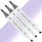 Artfinity Sketch Marker Sets - Set of 3 - Mauve Shadow BV1-3, Vibrant, Professional, Dye-Based Alcohol Markers for Artists, Drawing, Travel, & More